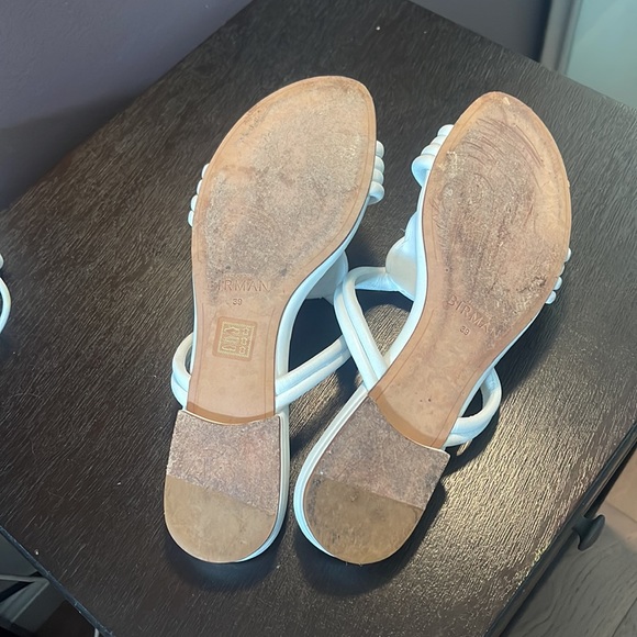 Alexandre Birman Vicky Knotted Slide Sandals - White  size 39 - Picture 5 of 9